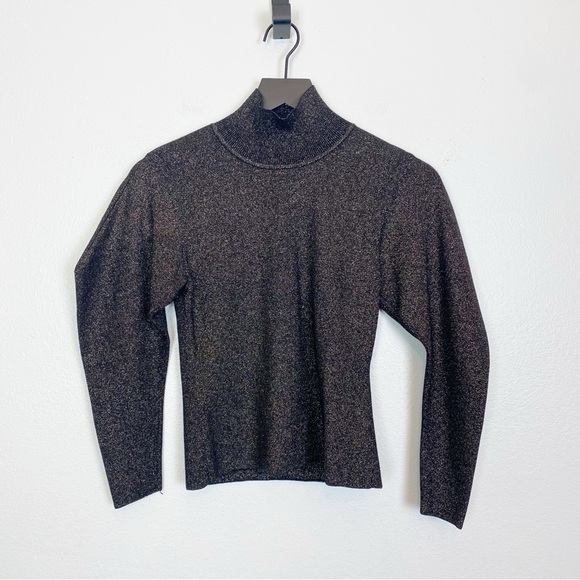 A.L.C. Samuel Metallic Puff Sleeve Sweater - Picture 6 of 9